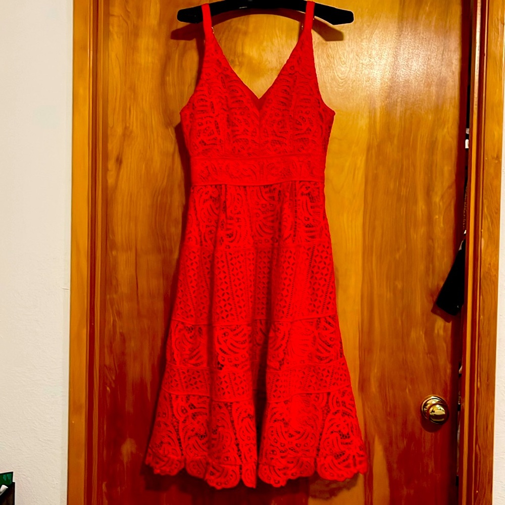 Adelyn Rae red summer dress - adjustable straps